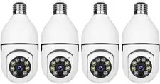 Wireless Light Bulb Security Camera - 2K HD, Motion Detection & Two-Way Talk