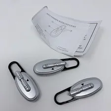 Key Finder Keychain Clip with LED Light 3-pack keyring three ct 