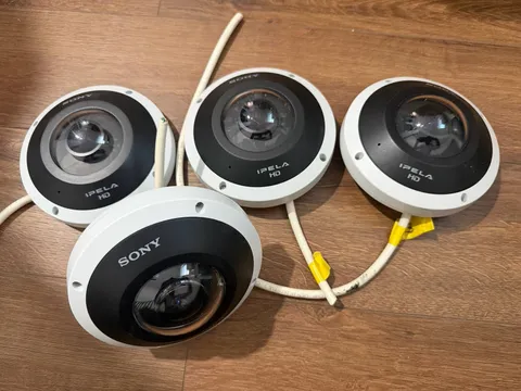 Sony SNC-HM662 IPELA IP Network 360° Panoramic View IP66 Untested - Lot Of 4