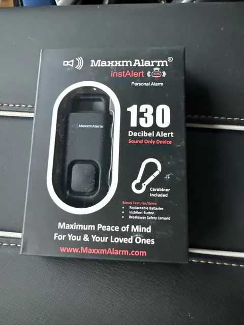 MaxxmAlarm/iMaxAlarm Eco Maxx Portable Personal Security Alarm Matte Blue