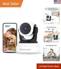 Innovative 2K Security Camera with Auto Tracking & Cloud Storage - 256GB Support