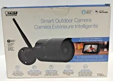 Feit Electric CAM/WM/WiFi 1080p Outdoor Wall Mount Smart Wi-Fi Camera - Black