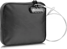 Beach Locking Bag, Portable Safe, Black, 9X7.5 Inch | Anti-Theft Design, Securit