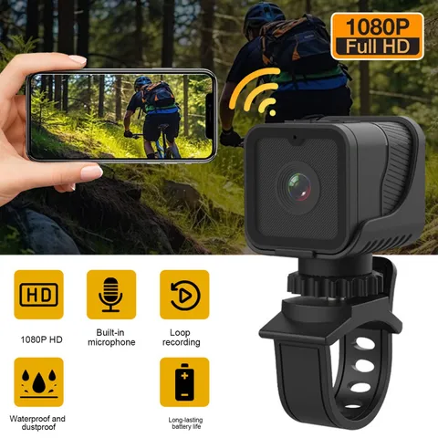 1 X 1080P Handlebar Bike Camera With Anti Shake For Outdoor Sports