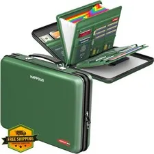 HAPPOUS Fireproof Document Box Green