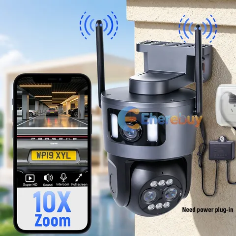 360° Smart Camera 10X Zoom 5G WiFi IP Security Camera System Outdoor Home