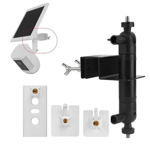 360° Outdoor camera and solar panel mount for Arlo EufyCam Ring Spotlight Cam Gu