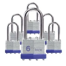 Lock Outdoor Padlocks, Key Lock, Padlocks with Same Key - Laminated Steel Keyed