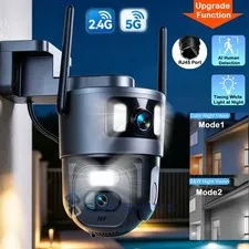 Camaras de Seguridad para Casa Jardín Inalambricas Con Vision Nocturna y Audio