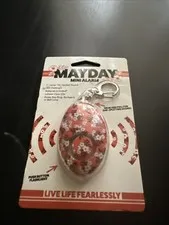 PERSONAL ALARM Mayday Mini Alarm Self Defense Emergency Keyring/Clip Flashlight