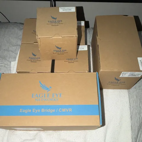 Eagle Eye Networks Wired IP Camera Lot 5x EN-CDUD-007a/EN-CDUX-001a + BR324p