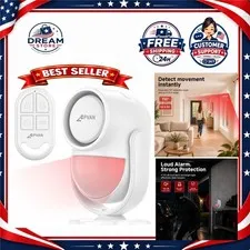CPVAN Motion Sensor Alarm 125dB Wireless PIR Detector Remote CP2 Pro