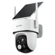 wansview B7 Solar Outdoor Security Camera 2K Dual Lens 360° Wi-Fi