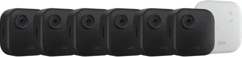 Blink Outdoor 4 XR Wireless Battery Camera System, 6 Cameras + Sync Module XR