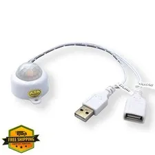 USB PIR Motion Sensor Switch 5V DC12-24V Auto Light Security Camera