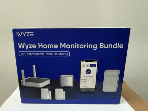 Wyze Home Monitoring Bundle Sense Hub Keypad Motion & Entry Sensors Alexa BT