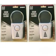 Sabre Home Series 110 DB Sound Range Door Handle Alarm 2pk