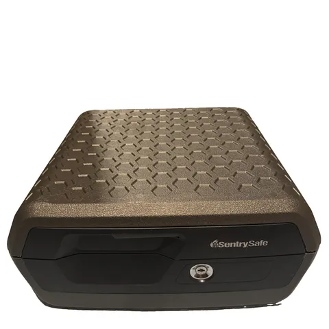 Document Safe Box, Fireproof, Waterproof with Key Lock, Floor Mount, Black