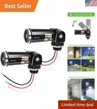 2-Pack, Dusk to Dawn/Day Night Sensor, Photoelectric Switch, Photo Cell Senso...
