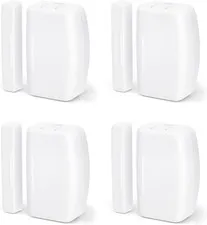 4 Pack Zigbee Door Window Contact Sensors for Smart Home Automation