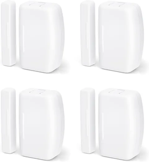 4 Pack Zigbee Door Window Contact Sensors for Smart Home Automation