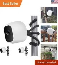 2 Pack Flexible Tripod Compatible with Arlo Pro 4/Pro 2/Pro,Arlo Ultra,Arlo B...