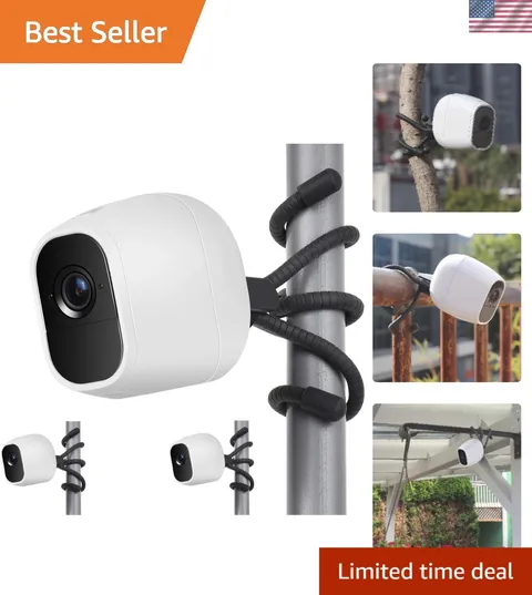 2 Pack Flexible Tripod Compatible with Arlo Pro 4/Pro 2/Pro,Arlo Ultra,Arlo B...