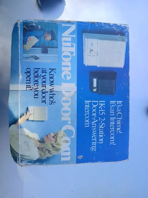 VINTAGE NuTone Door Com IK-15 2-Station Door Wired Answering Intercom System NIB