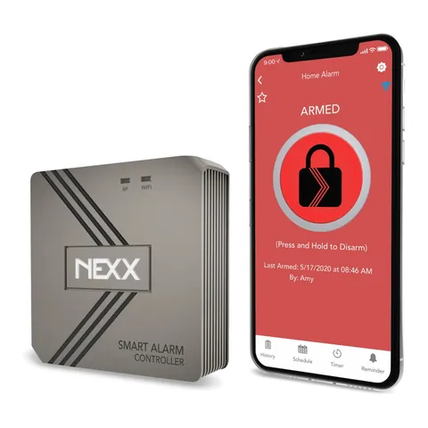 Nexx NXAL-100 Smart Alarm Controller – WiFi & Bluetooth – Works w/ Alexa, Google