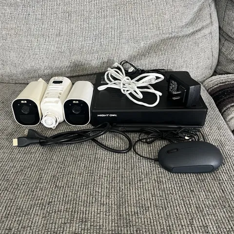 Night Owl 10CH 1080p Wi‑Fi NVR 1TB w/ 3 Cameras, Spotlight, 2‑Way Audio