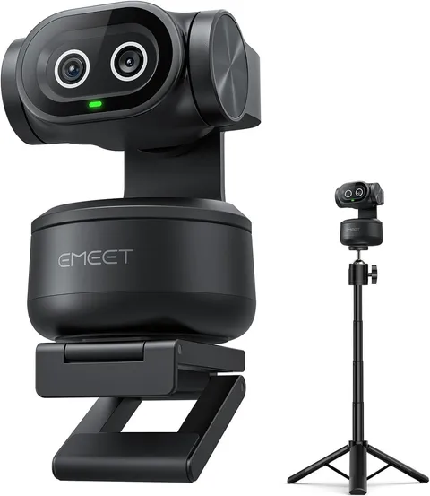PIXY Dual-Camera Ai-Powered PTZ Camera 4K with Tripod, AI Tracking, PDAF&AI Auto