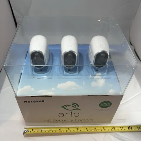 **New** Arlo NETGEAR VMS3330-100NAS 3 HD Wireless Security Camera system (3pack)