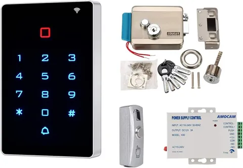 Door Access Control System, Password Keypad + Electric Lock + Power Supply Contr