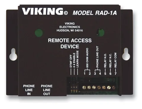 Viking RAD-1A Remote Access Device – Line Powered Paging Amp Control with Progra