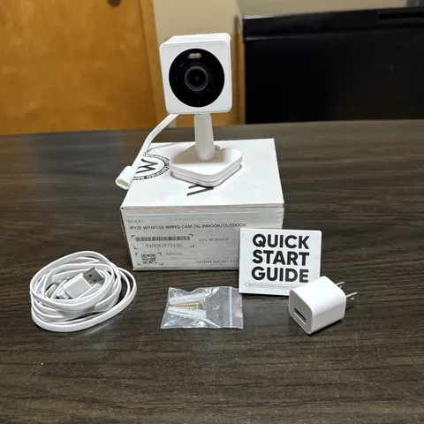Wyze Cam OG White 1080p Indoor Outdoor Security Camera WYZECGS Open Box