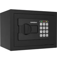 Mini Safe with Digital Electronic Security Keypad, Wall or Cabinet Safe for H...
