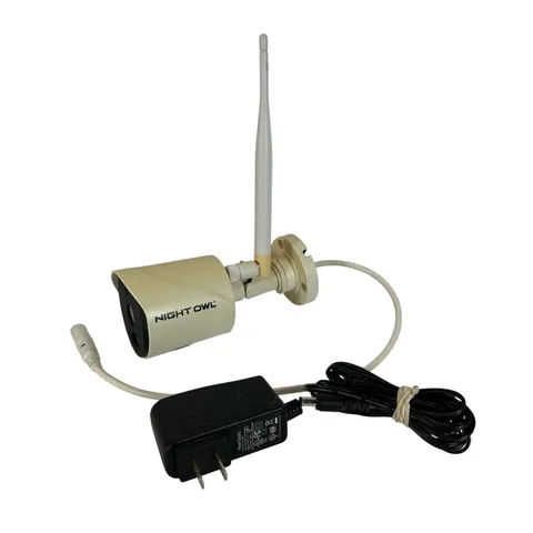 Night Owl WNIP-2LTA-BS Wireless IP Security Camera WNIP2 White Power Cord
