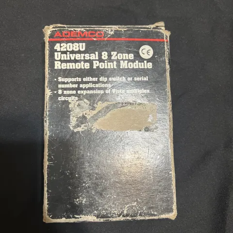 ADEMCO 4208U 8 Zone Remote Point Module, Dip Switch or Serial Number