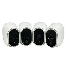 Lot of 4 | No Mounts | Netgear Arlo VMC3030 Add-On Wireless Security Cameras