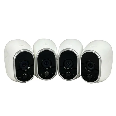 Lot of 4 | No Mounts | Netgear Arlo VMC3030 Add-On Wireless Security Cameras