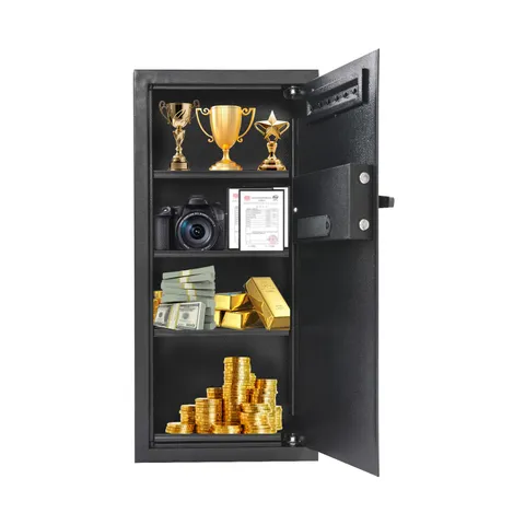 Wall-mounted Safe with Keys, Hidden Wall Safe Home Security