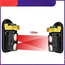 Invisible Beam Barrier Active Detection Digital Pulse Infrared Sensor 100m Alarm