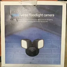 Blink Wired Floodlight Camera Smart Security Camera 2600 Lumens HD Live View NEW