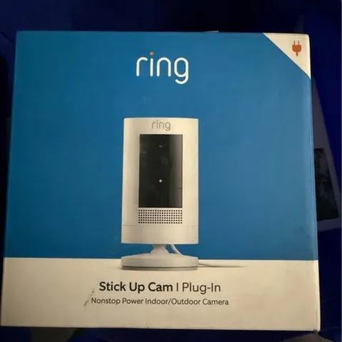 Ring Stick Up Cam Plug-In Indoor/Outdoor