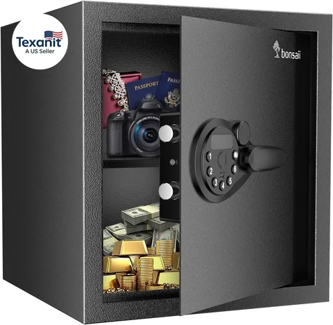 Security Safe Box,1.2 Cubic Feet Large Document Safe Box,New Type of Digital Key