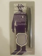 VINTAGE SILENT ALARM PERSONAL SECURITY SYSTEM RARE OLD NEW ON CARD