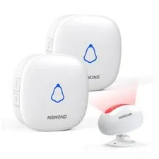 Wireless Motion Sensor Door Chime: Business Entry 2 Rreceiver 1 Sensors