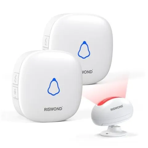 Wireless Motion Sensor Door Chime: Business Entry 2 Rreceiver 1 Sensors