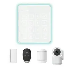 Cove Secure Hub Wireless Home Security System Kit w/ Keypad Sensors Alarm