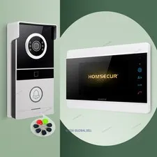 HOMSECURE HD Intercom System Kit With Indoor Monitor And Outdoor Camera